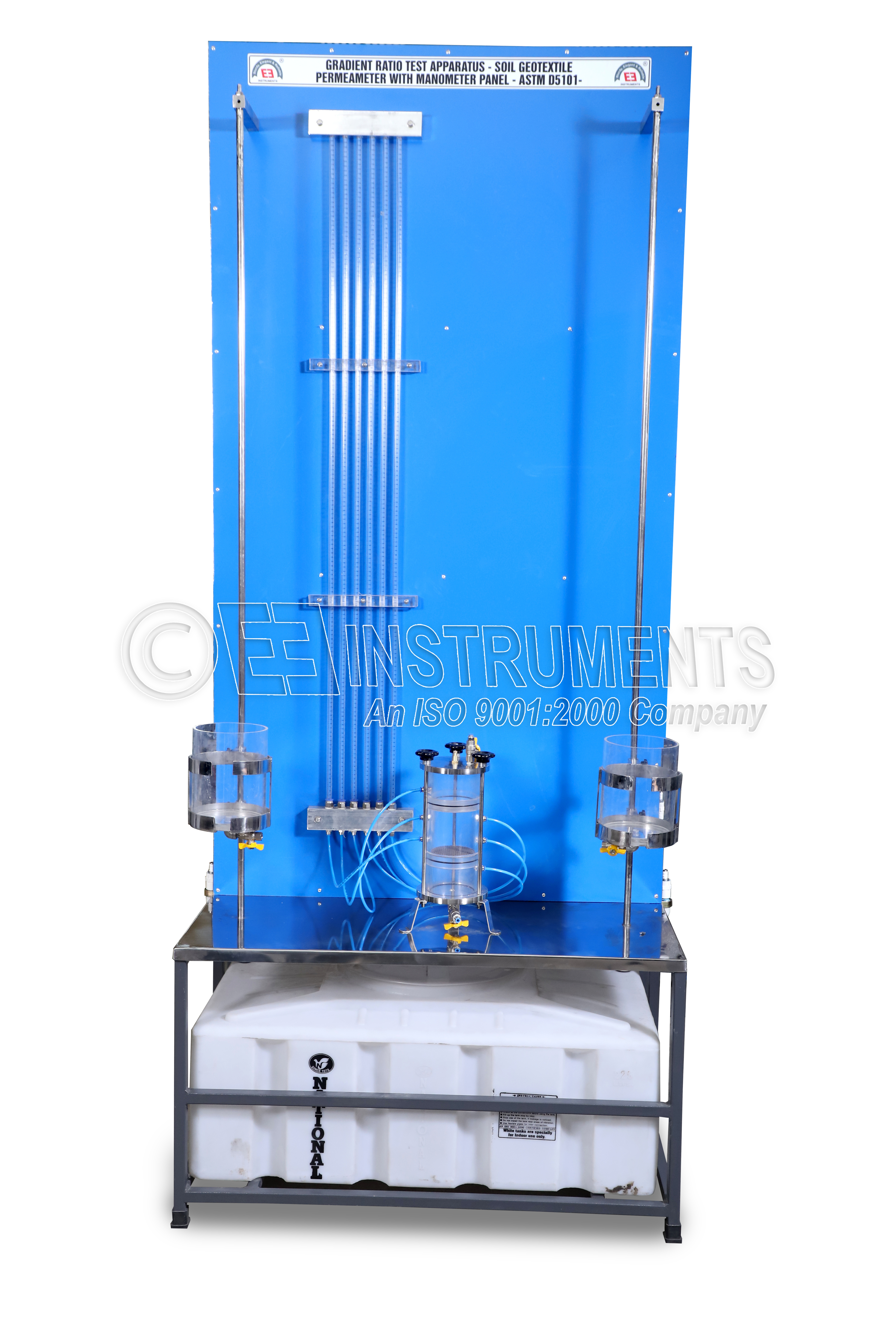 GRADIENT RATIO TEST APPARATUS - SOIL GEOTEXTILE PERMEAMETER WITH MANOMETER PANEL - ASTM D5101-